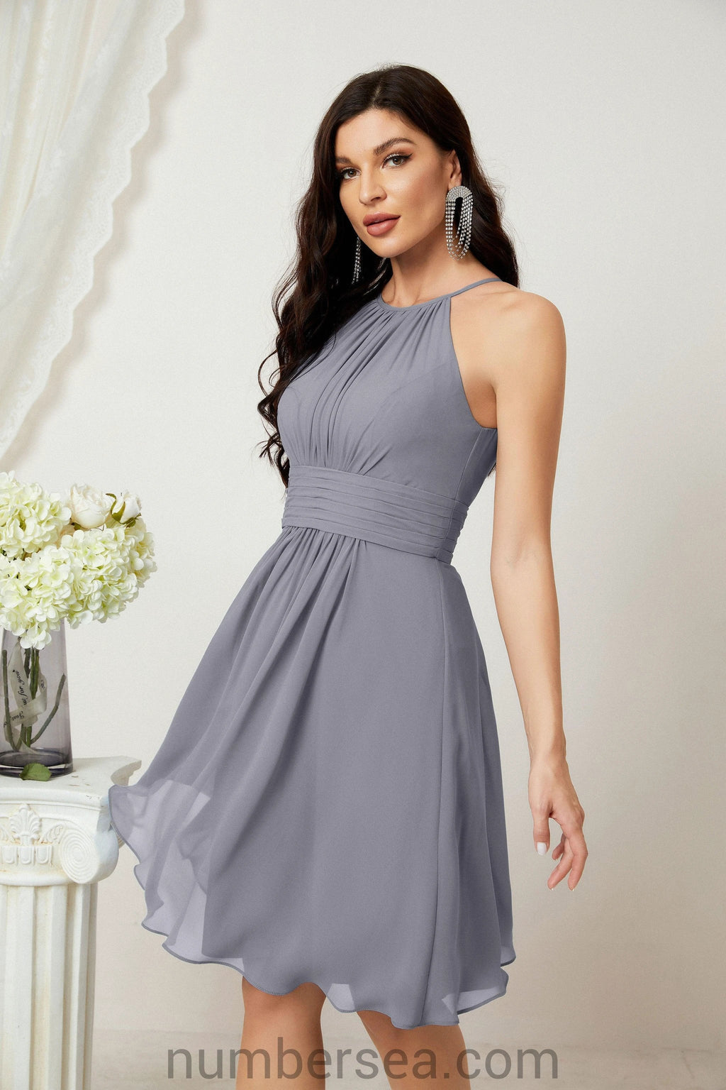 Halter Homecoming Dresses Formal Evening Party Cocktail Dress 28011 by numbersea