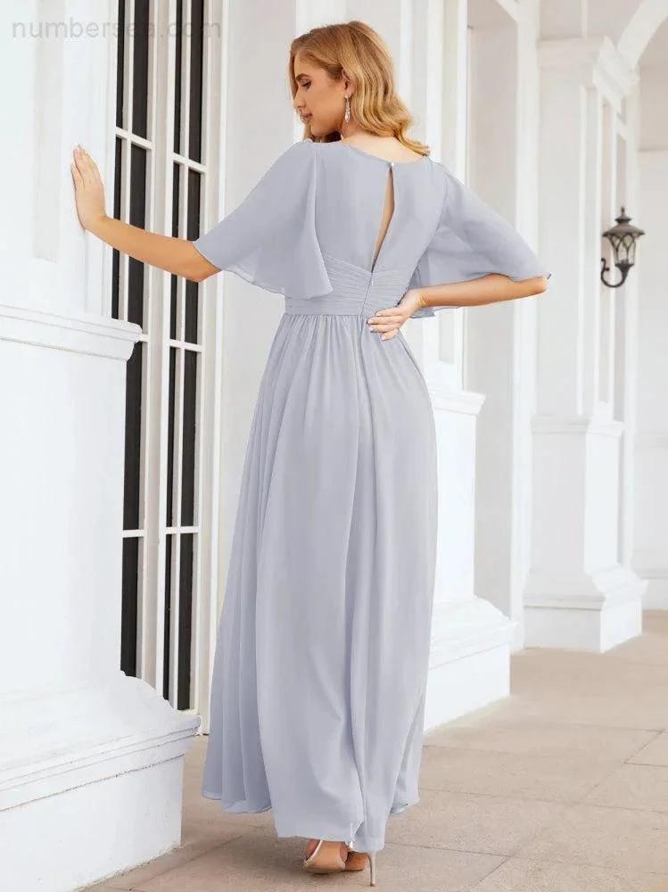 Numbersea Bridesmaid Dresses for Women Wedding Long Party Prom Dress 28068 by numbersea