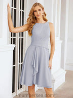 Sunnderly Mother of The Bride Dresses Prom Dress Casual Pleated Dress SY28065 by numbersea