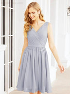 Numbersea Homecoming Dresses Knee Length Skirt V Back 28062 by numbersea