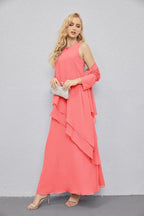 Mother of Bride Dresses with Open Front Lightweight Cardigan Formal Prom Gown 28081 by numbersea