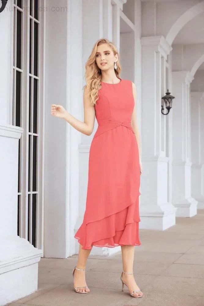 Sunnderly Two-Piece A-line Mother of The Bride Dress Formal Party Gown Dress SY28072 by numbersea