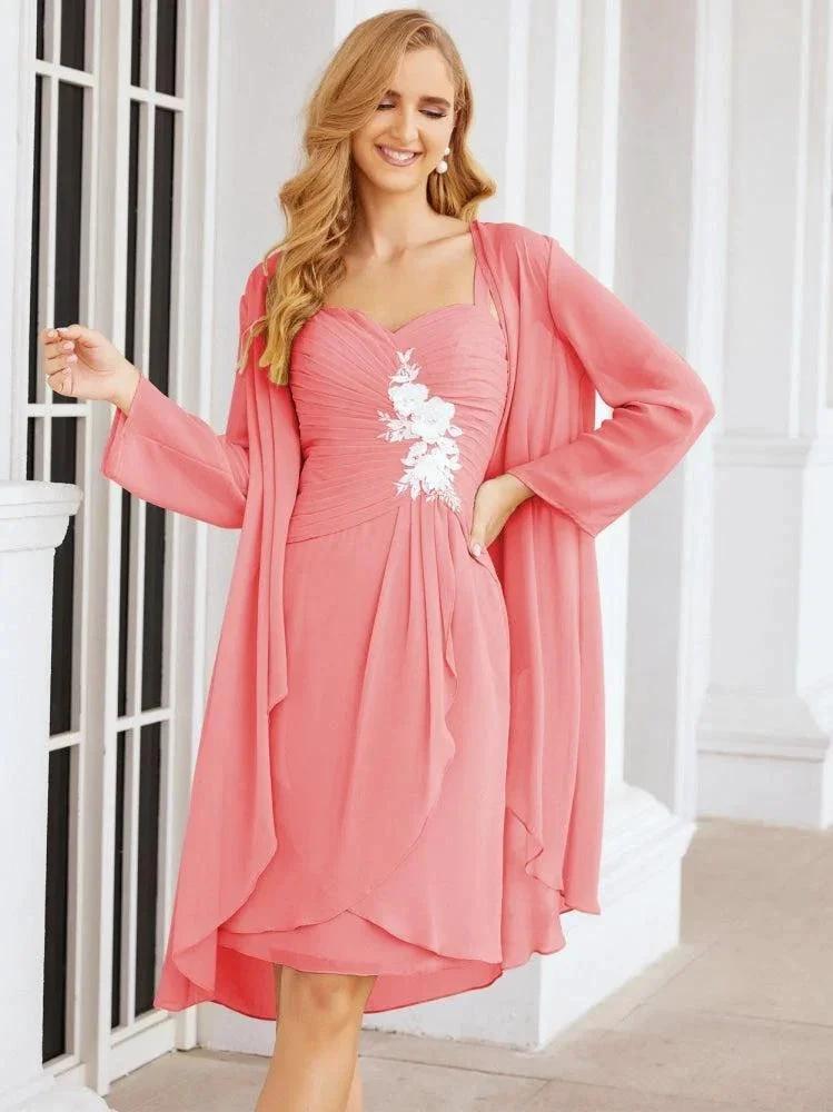 Sunnderly Mother of The Bride Groom Dresses Lace Appliques for Wedding Guest SY28066 by numbersea