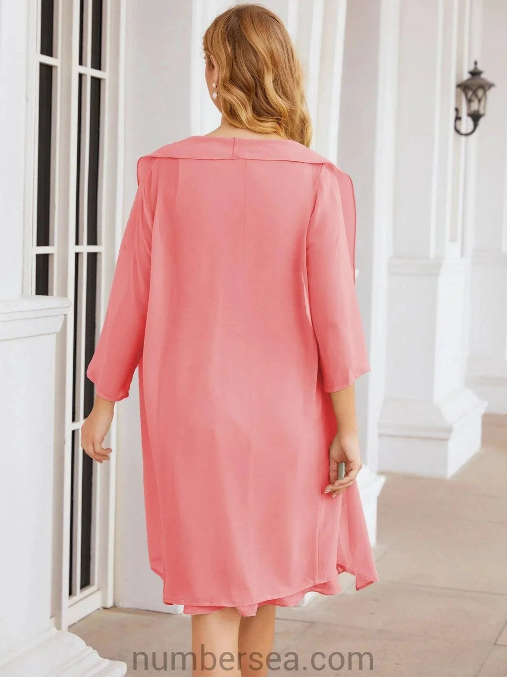 Sunnderly Mother of The Bride Dresses Prom Dress Casual Pleated Dress SY28065 by numbersea