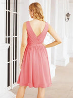 Numbersea Homecoming Dresses Knee Length Skirt V Back 28062 by numbersea