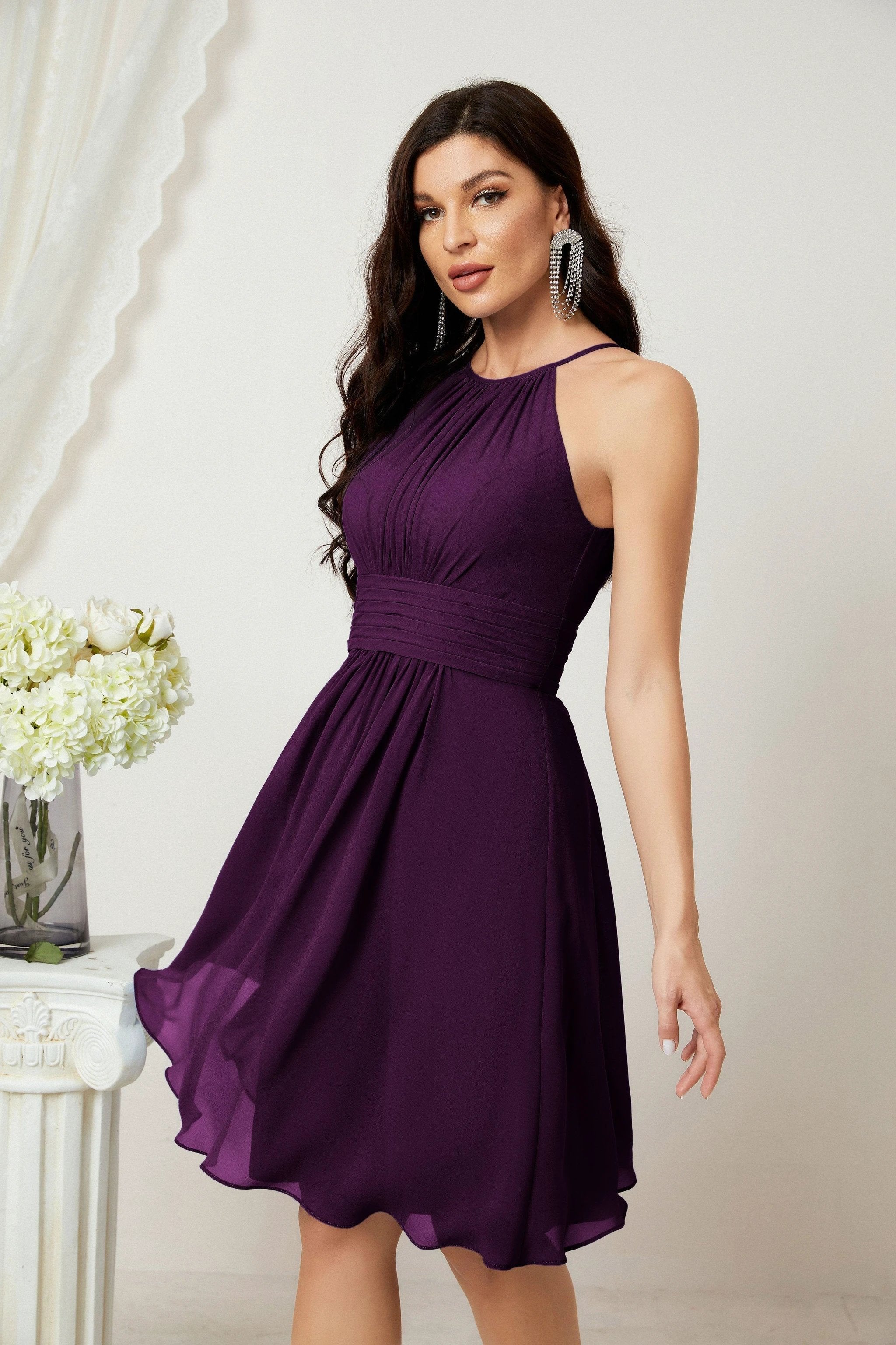 Halter Homecoming Dresses Formal Evening Party Cocktail Dress 28011 by numbersea
