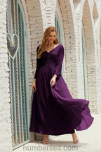 Numbersea Bridesmaid Dress Chiffon Formal Party Dress Evening Dress 28016 by numbersea