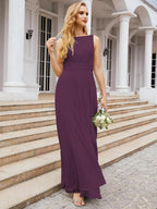 Numbersea Bridesmaid Dresses for Wedding Ruffles Long Formal Prom Gowns 28039 by numbersea