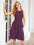 Sunnderly Mother of The Bride Dresses Prom Dress Casual Pleated Dress SY28065 by numbersea