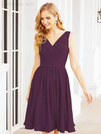 Numbersea Homecoming Dresses Knee Length Skirt V Back 28062 by numbersea