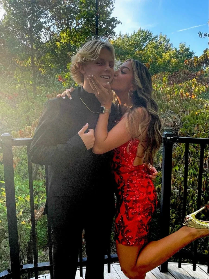 Red Sequins Homecoming Dress Red Party Dress Y2243 by simplepromdress