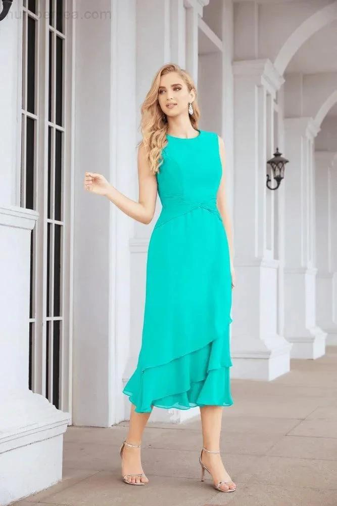 Sunnderly Two-Piece A-line Mother of The Bride Dress Formal Party Gown Dress SY28072 by numbersea