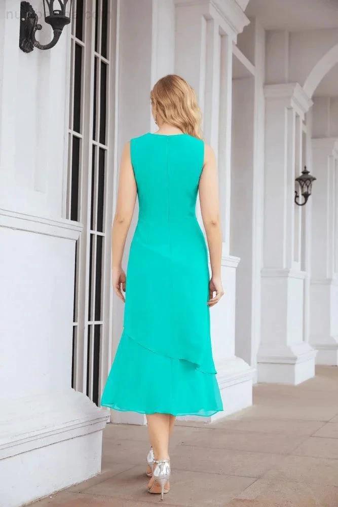 Sunnderly Two-Piece A-line Mother of The Bride Dress Formal Party Gown Dress SY28072 by numbersea
