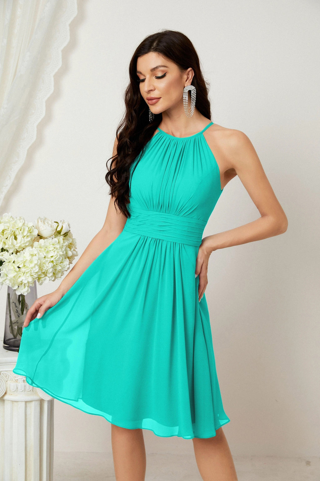 Halter Homecoming Dresses Formal Evening Party Cocktail Dress 28011 by numbersea