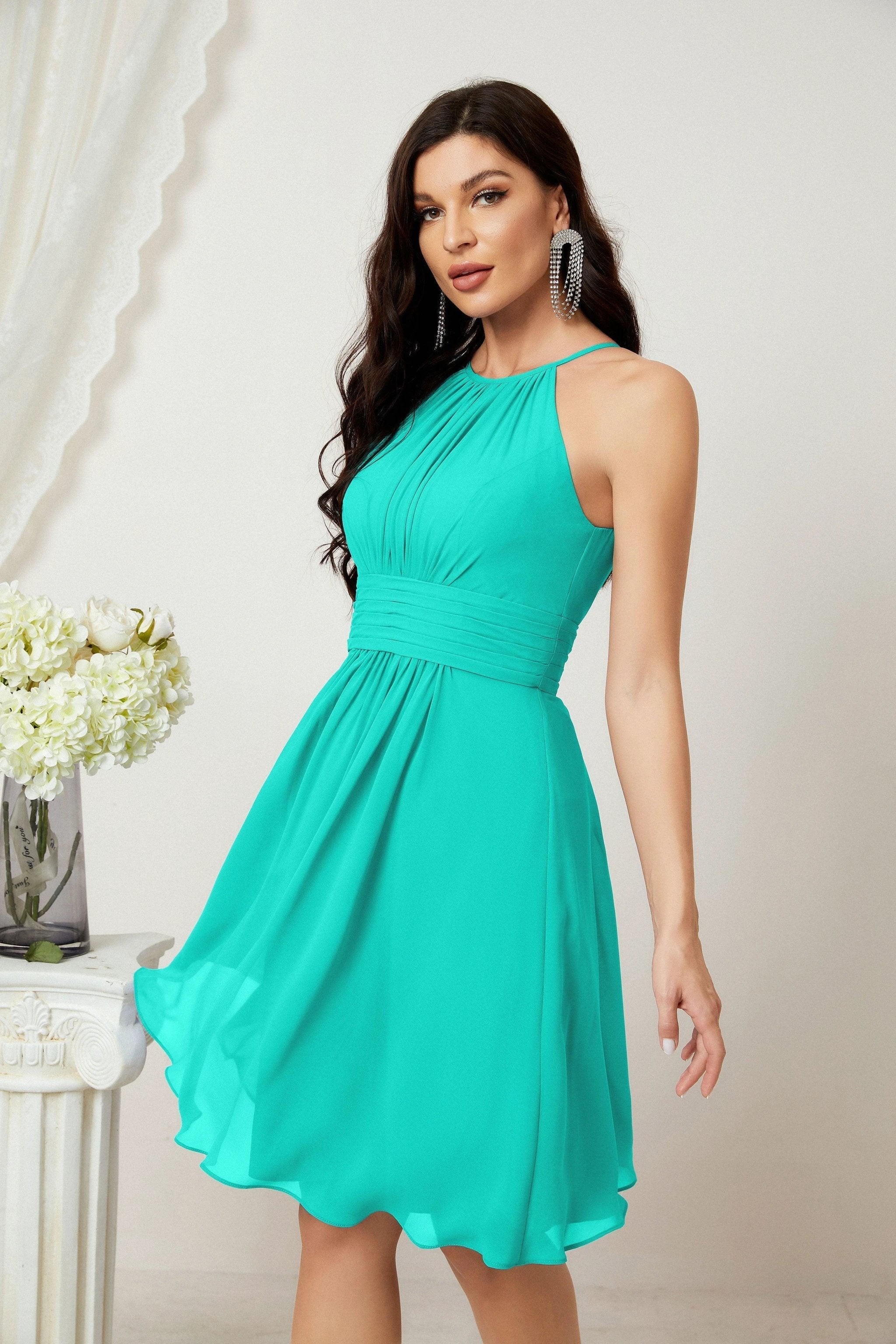 Halter Homecoming Dresses Formal Evening Party Cocktail Dress 28011 by numbersea