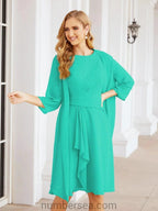 Sunnderly Mother of The Bride Dresses Prom Dress Casual Pleated Dress SY28065 by numbersea
