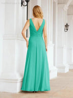 Numbersea Bridesmaid Dresses for Wedding Ruffles Long Formal Prom Gowns 28039 by numbersea