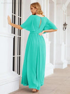 Numbersea Bridesmaid Dresses for Women Wedding Long Party Prom Dress 28068 by numbersea