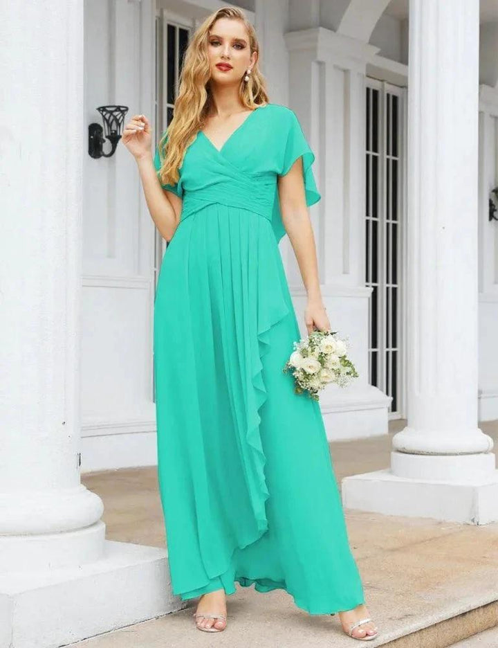 Numbersea Bridesmaid Dresses Backless Formal Prom Gowns for Evening Party Mother of The Bride Dress 28040 by numbersea