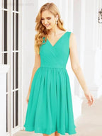 Numbersea Homecoming Dresses Knee Length Skirt V Back 28062 by numbersea