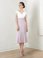 Sheath/Column Mother of the Bride Dresses with Jacket & Beading by Dreamylily