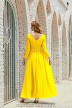 Numbersea Bridesmaid Dress Chiffon Formal Party Dress Evening Dress 28016 by numbersea