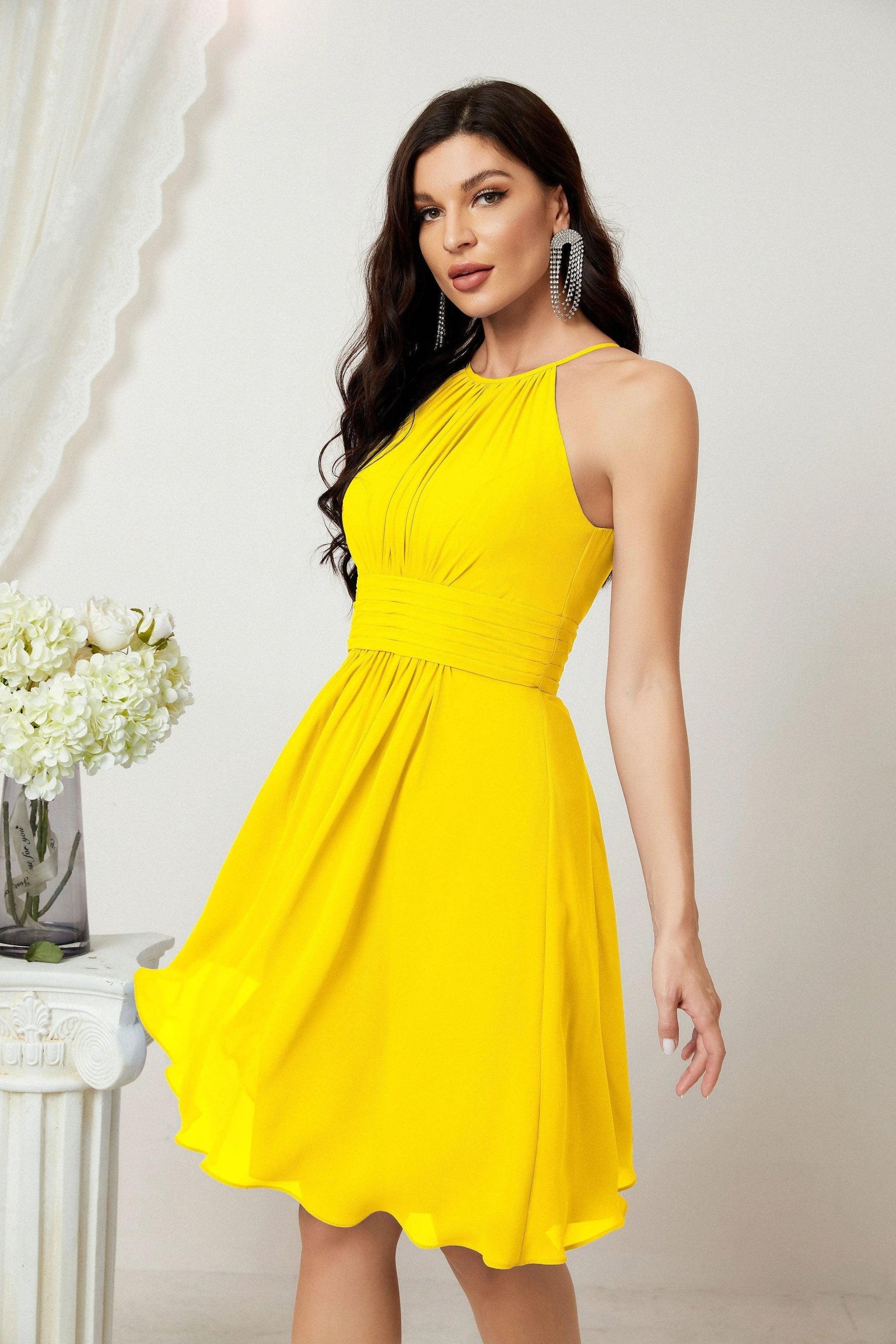 Halter Homecoming Dresses Formal Evening Party Cocktail Dress 28011 by numbersea