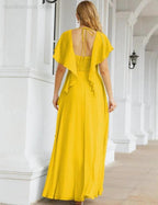 Numbersea Bridesmaid Dresses Backless Formal Prom Gowns for Evening Party Mother of The Bride Dress 28040 by numbersea