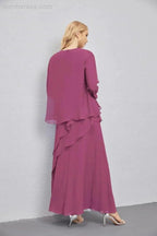 Mother of Bride Dresses with Open Front Lightweight Cardigan Formal Prom Gown 28081 by numbersea