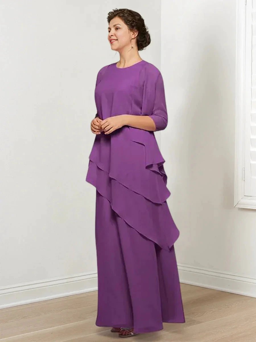 A-Line/Princess Mother of the Bride Dresses with Ruffles & Jacket by Dreamylily