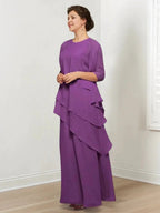 A-Line/Princess Mother of the Bride Dresses with Ruffles & Jacket by Dreamylily