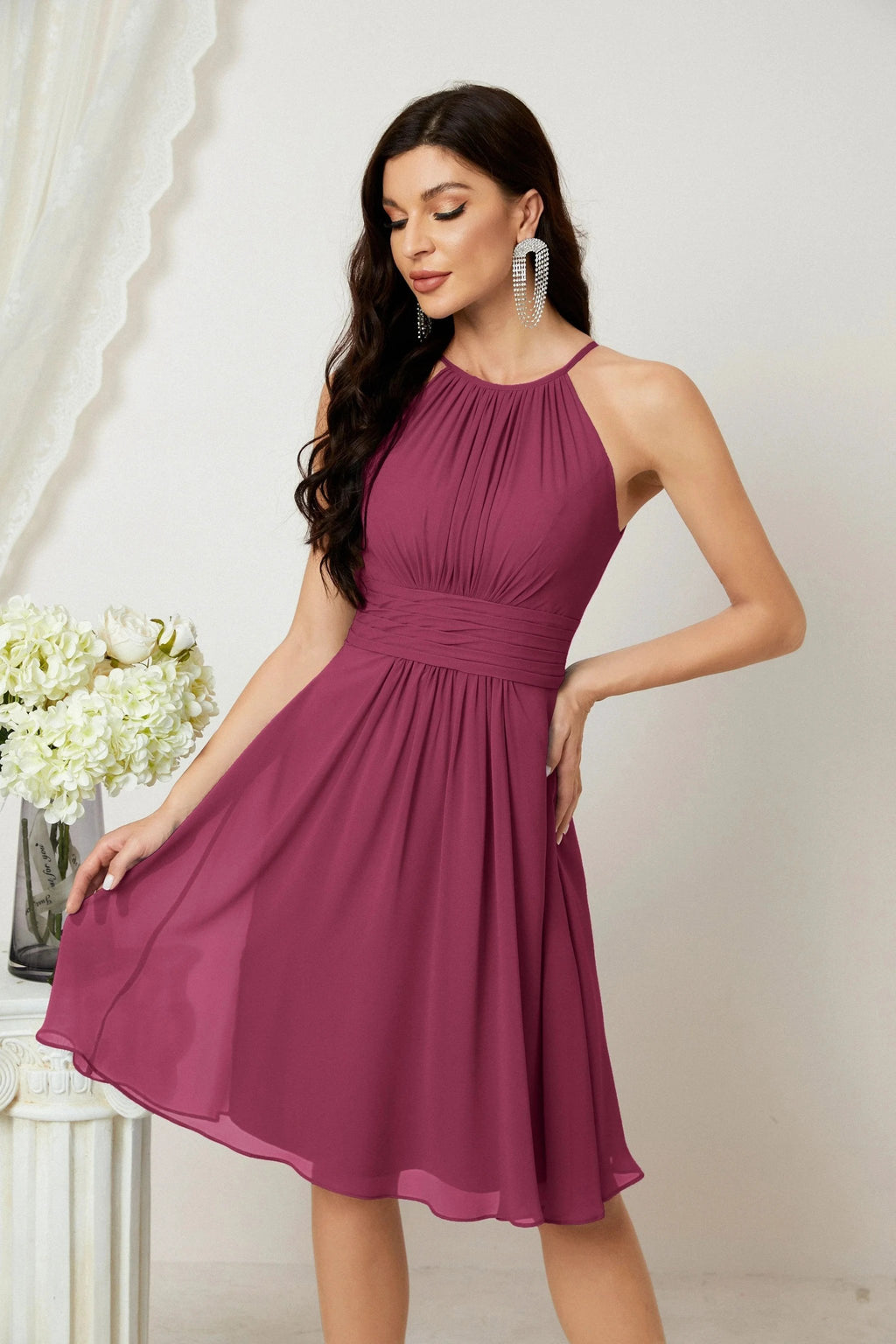Halter Homecoming Dresses Formal Evening Party Cocktail Dress 28011 by numbersea