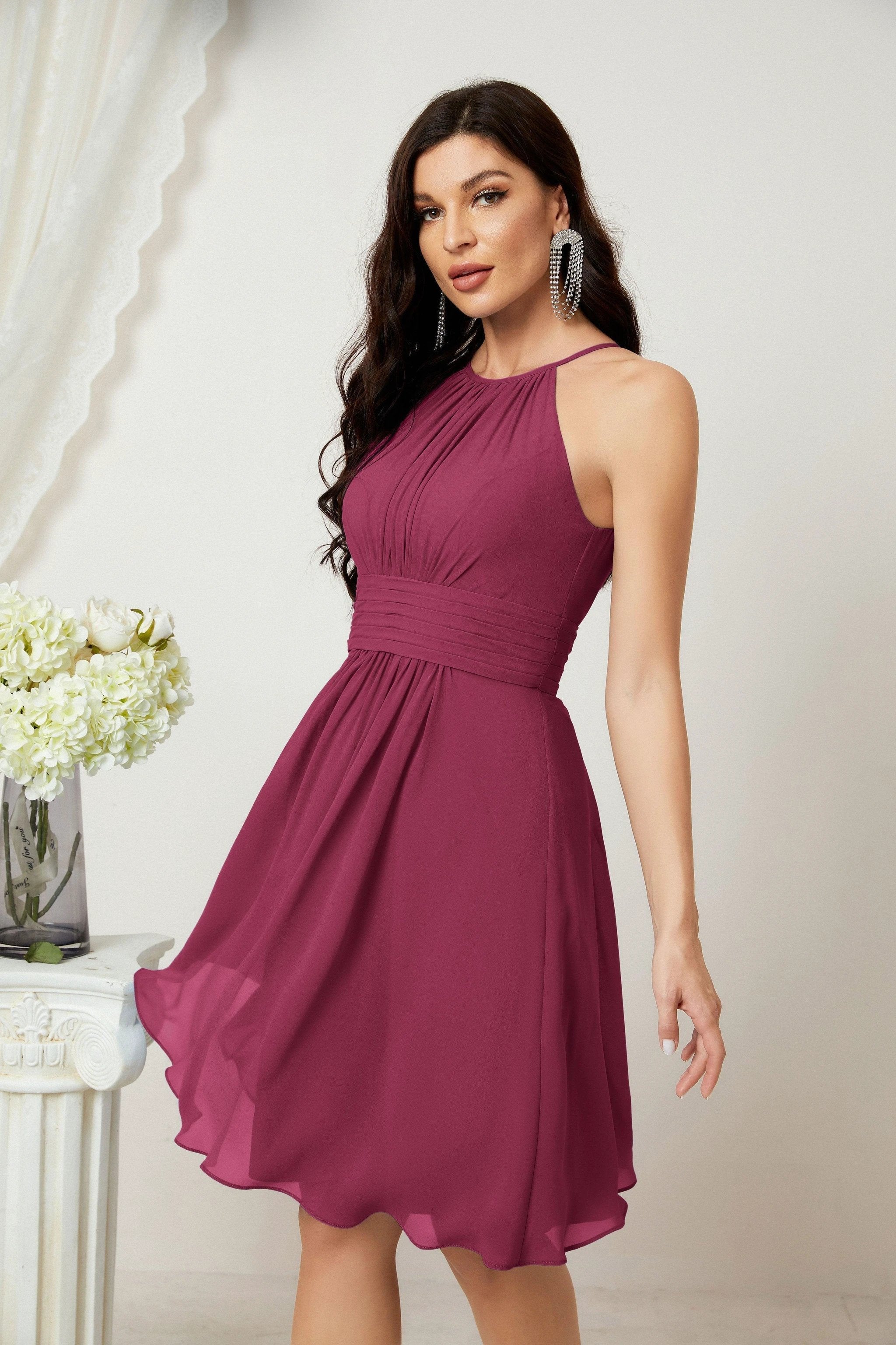 Halter Homecoming Dresses Formal Evening Party Cocktail Dress 28011 by numbersea