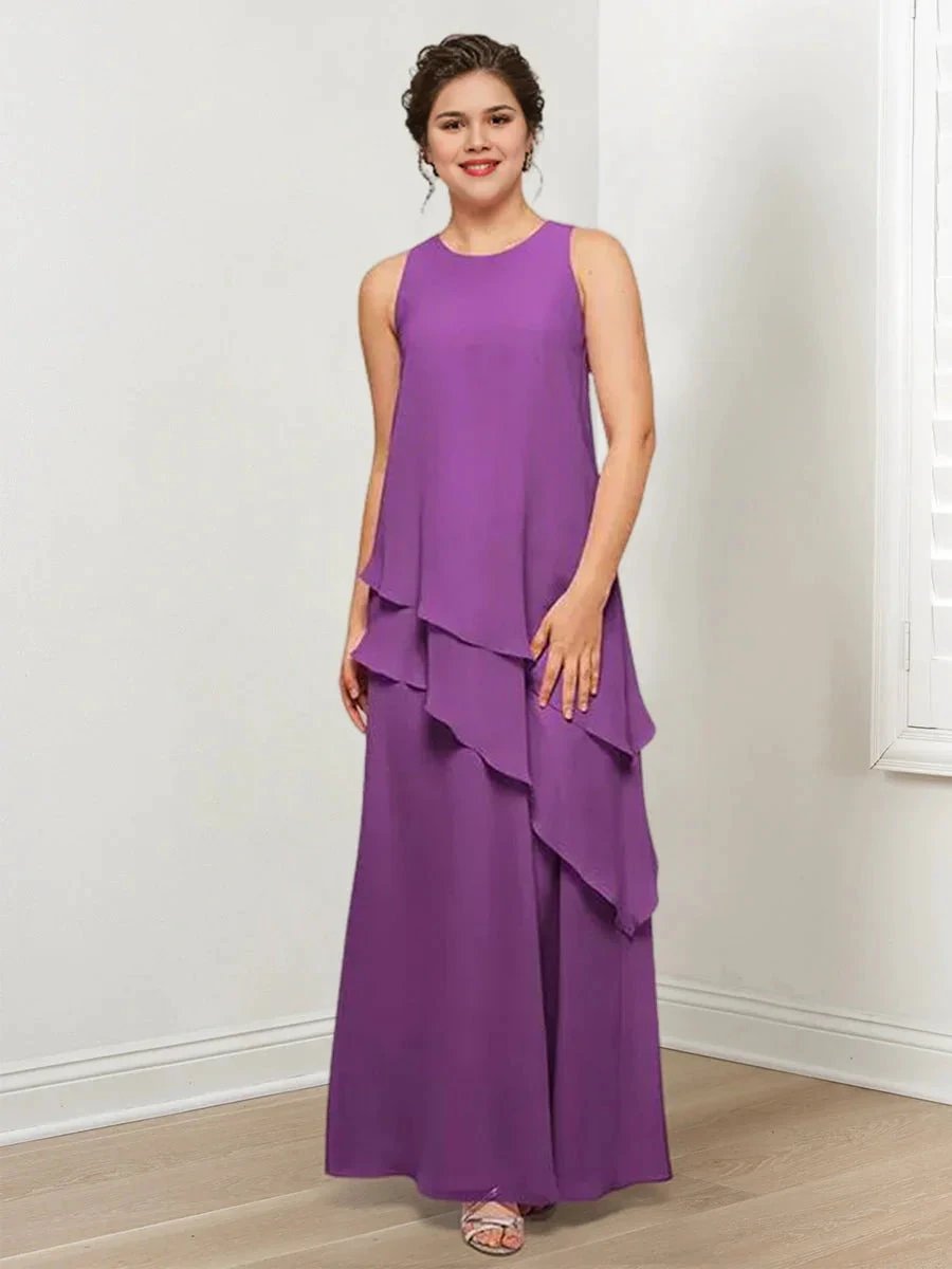 A-Line/Princess Mother of the Bride Dresses with Ruffles & Jacket by Dreamylily