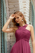 Halter Bridesmaid Dresses Formal Cocktail Prom Gown 28015 by numbersea