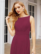Numbersea Bridesmaid Dresses for Wedding Ruffles Long Formal Prom Gowns 28039 by numbersea