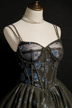 A-Line Sequins Lace Up Ball Gown Tulle Homecoming Dresses by Cicinia
