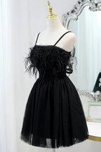 Chic Sleeveless Spaghetti Straps Tulle Princess Homecoming Dresses by Cicinia