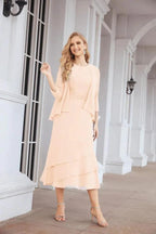 Sunnderly Two-Piece A-line Mother of The Bride Dress Formal Party Gown Dress SY28072 by numbersea