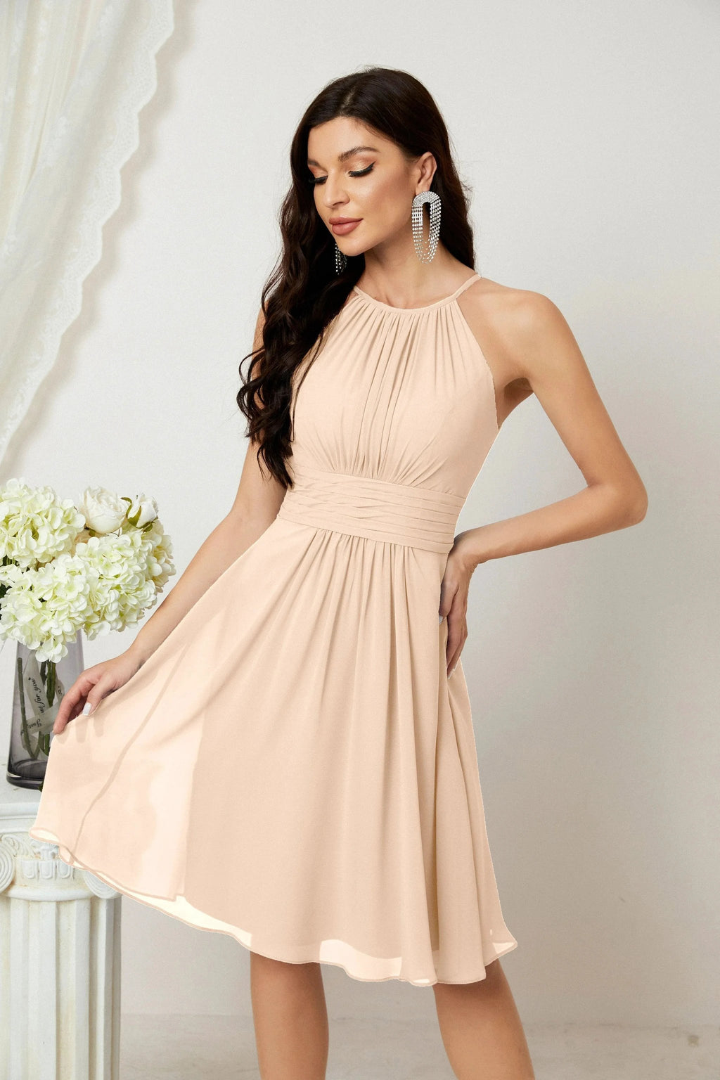 Halter Homecoming Dresses Formal Evening Party Cocktail Dress 28011 by numbersea