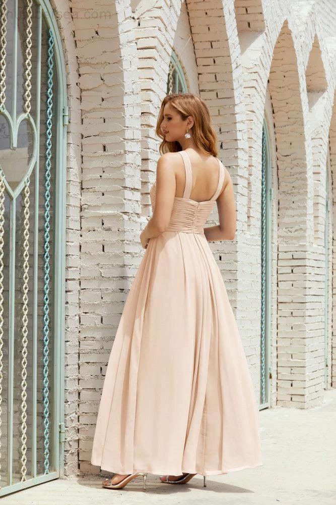 Halter Bridesmaid Dresses Formal Cocktail Prom Gown 28015 by numbersea
