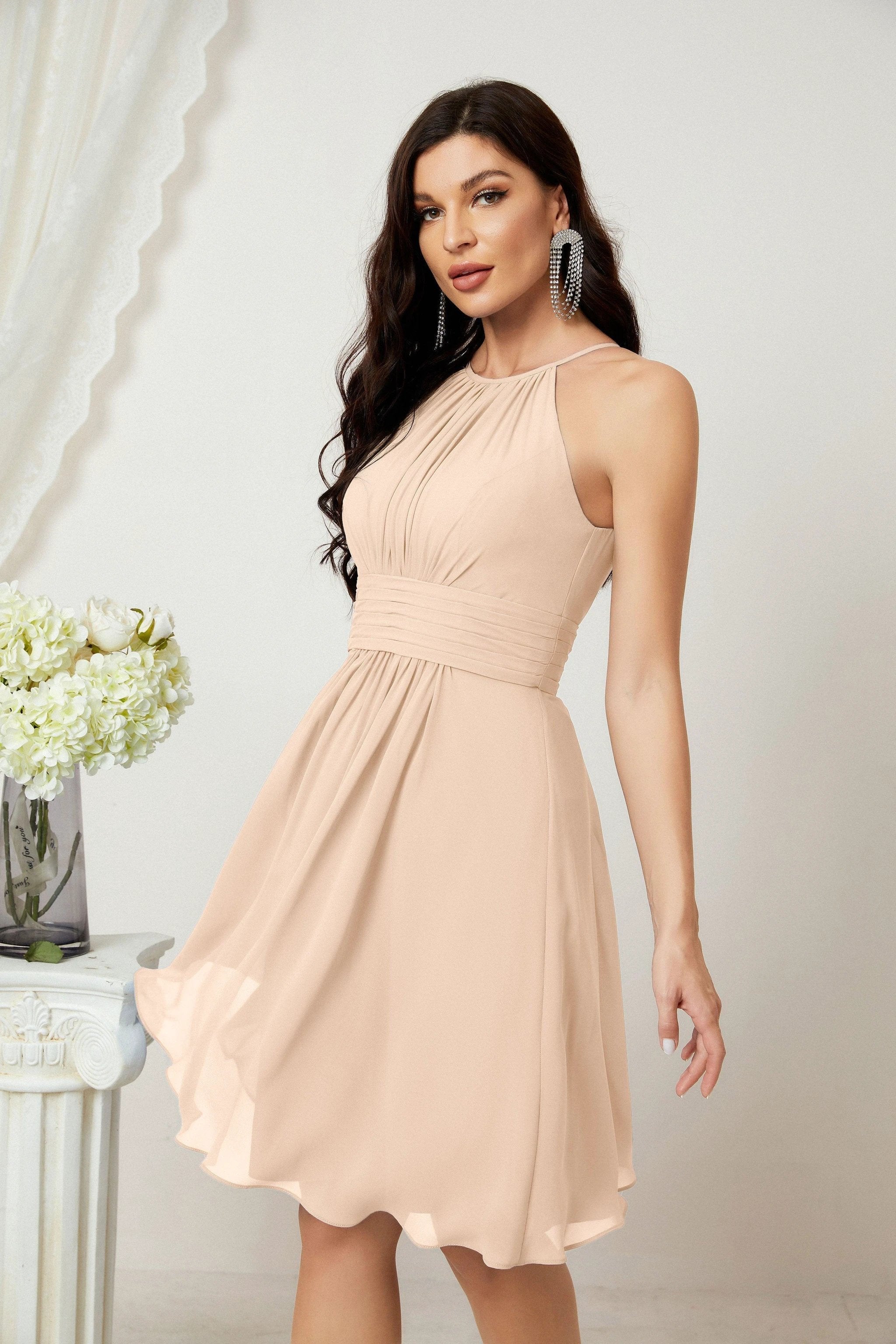 Halter Homecoming Dresses Formal Evening Party Cocktail Dress 28011 by numbersea