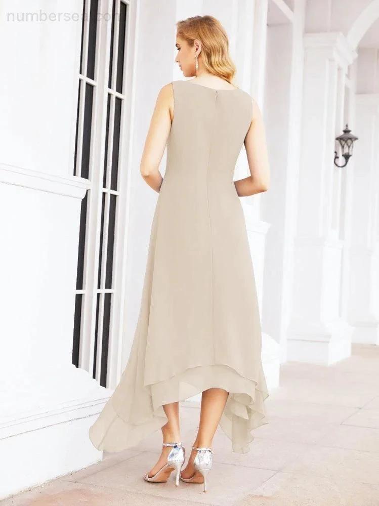 Sunnderly Two-Piece A-line Mother of The Bride Dress Formal Party Gown Dress SY28073 by numbersea