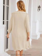 Sunnderly Mother of The Bride Dresses Prom Dress Casual Pleated Dress SY28065 by numbersea