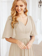 Numbersea Bridesmaid Dresses for Women Wedding Long Party Prom Dress 28068 by numbersea