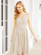 Numbersea Homecoming Dresses Knee Length Skirt V Back 28062 by numbersea