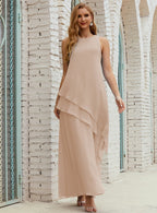 Chiffon Long Plus Size Mother of Bride Dresses Formal Bridesmaid Prom Gown SY28019