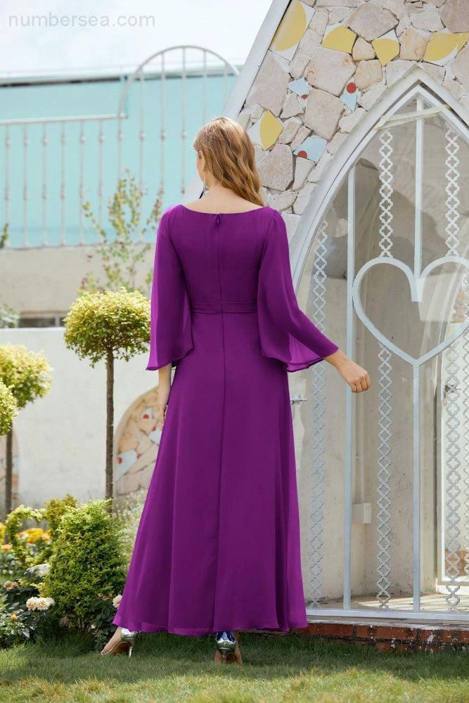 Sunnderly Mother of The Bride Dresses Formal Prom Dress for Wedding Guest SY28012 by numbersea
