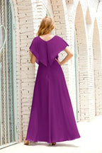 Numbersea Mother of The Bride Dresses Plus Size V-Neck Floor Length Formal Prom Dress for Wedding Guest 28020 by numbersea
