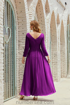 Numbersea Bridesmaid Dress Chiffon Formal Party Dress Evening Dress 28016 by numbersea